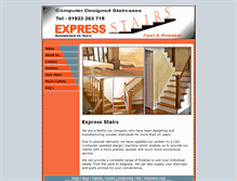 Tablet Screenshot of express-stairs.co.uk